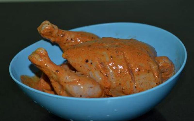 Приготовление курицы на углях Классический рецепт запеченной пластом на углях курицы